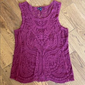 Express lace tank